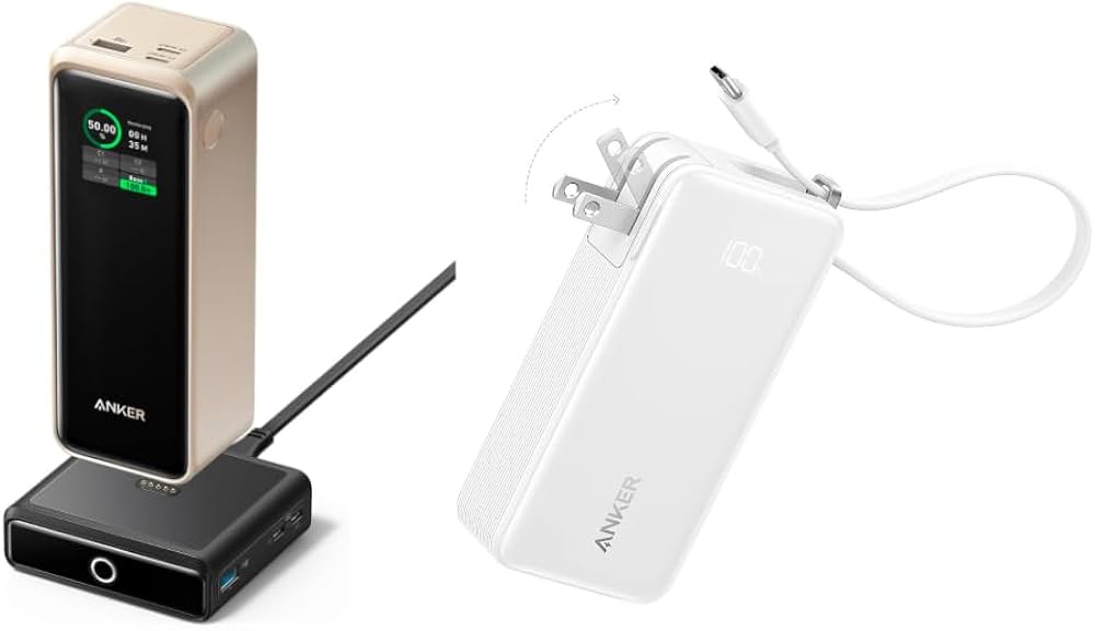 スマホアクセサリー Anker Prime Power Bank 27650mAh (250W) Amazon.com: Anker Prime 27,650mAh Power Bank (250W) with